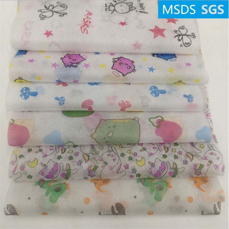 Printed PP Nonwoven Fabric For Children Face Mask
